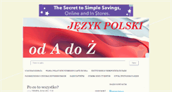 Desktop Screenshot of jezykpolski.org
