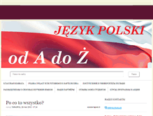 Tablet Screenshot of jezykpolski.org